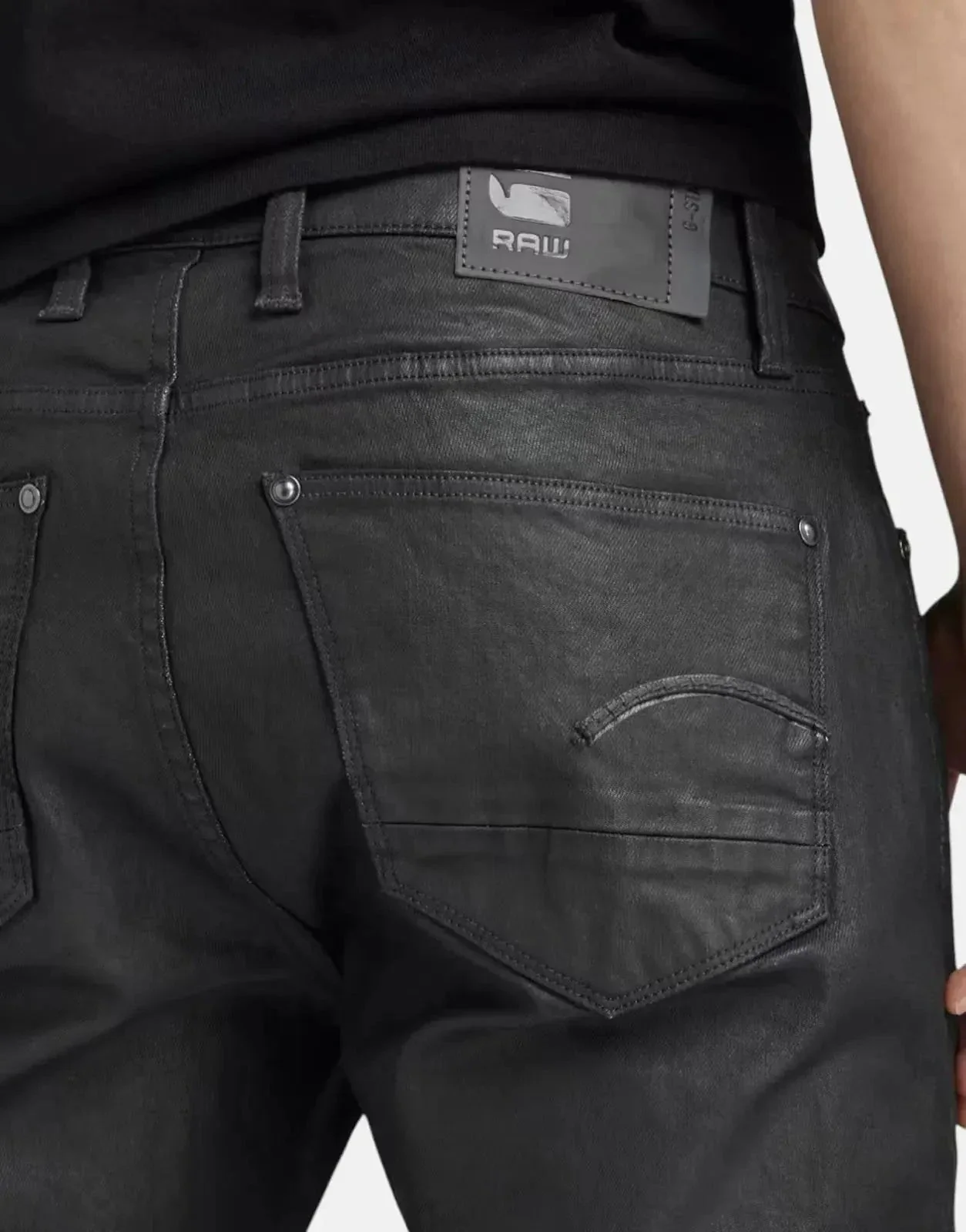 G-Star RAW Revend 3D Dark Wax coated Jeans - Image 3