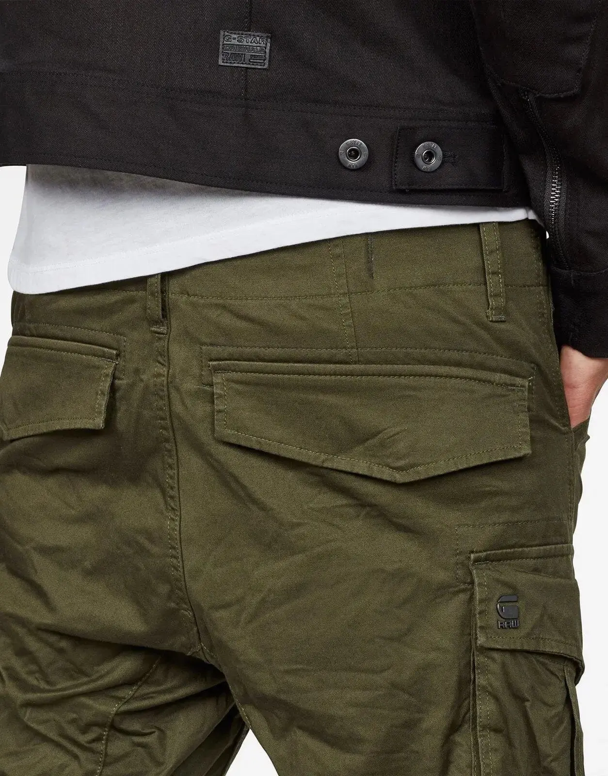 G-Star RAW Rovic Green Trousers - Image 3