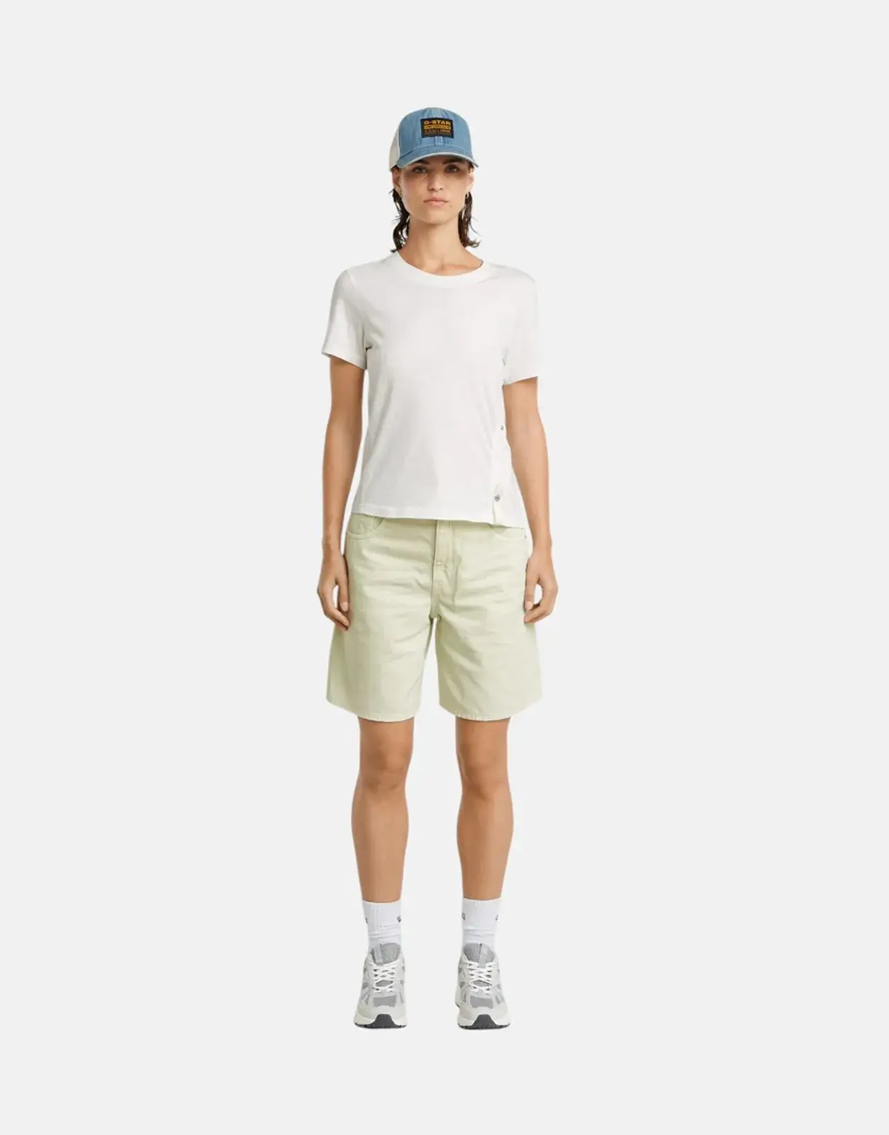 G-Star RAW Adjustable Slim T-Shirt White - Image 4