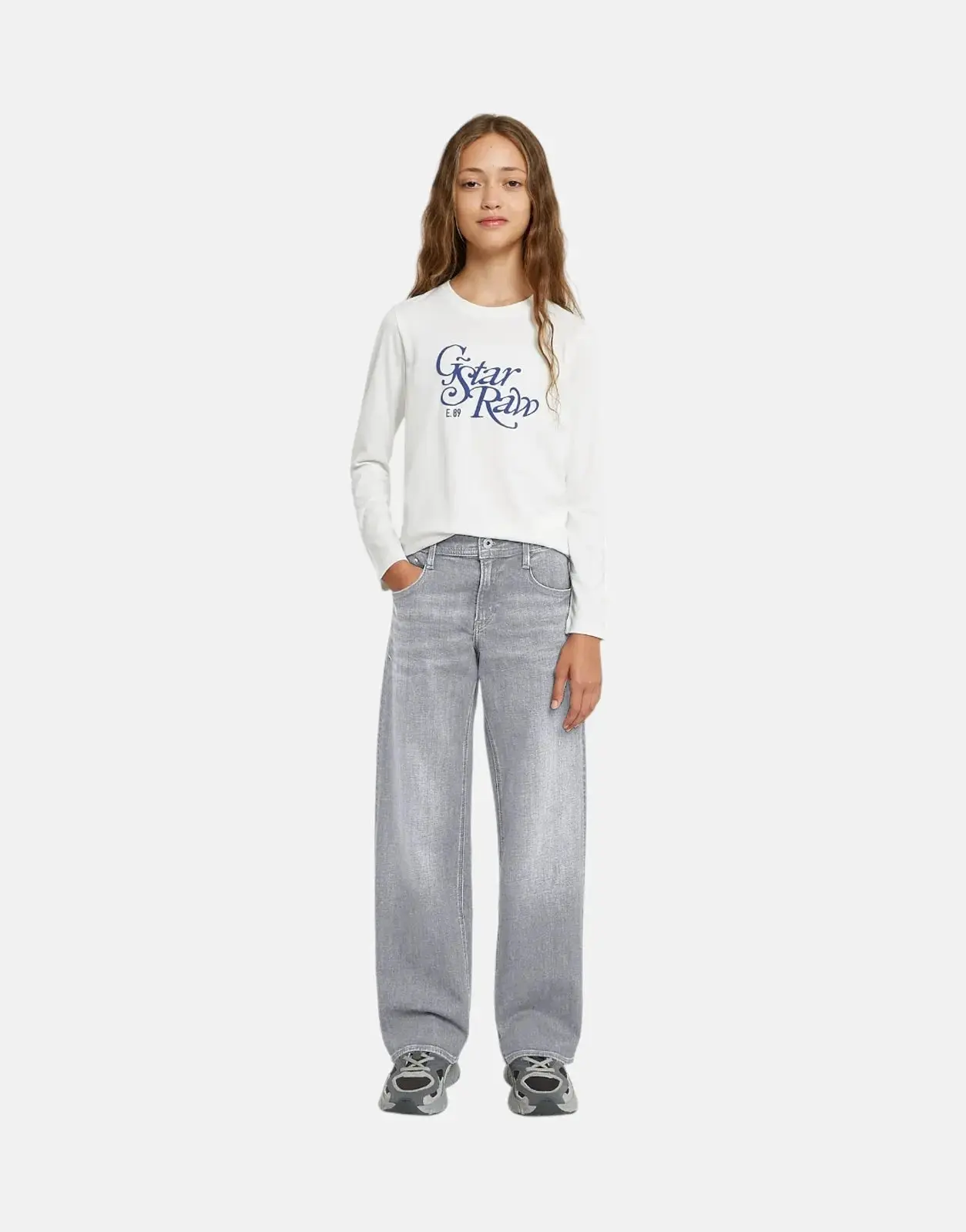 G-Star RAW Girls Slim White Top - Image 3