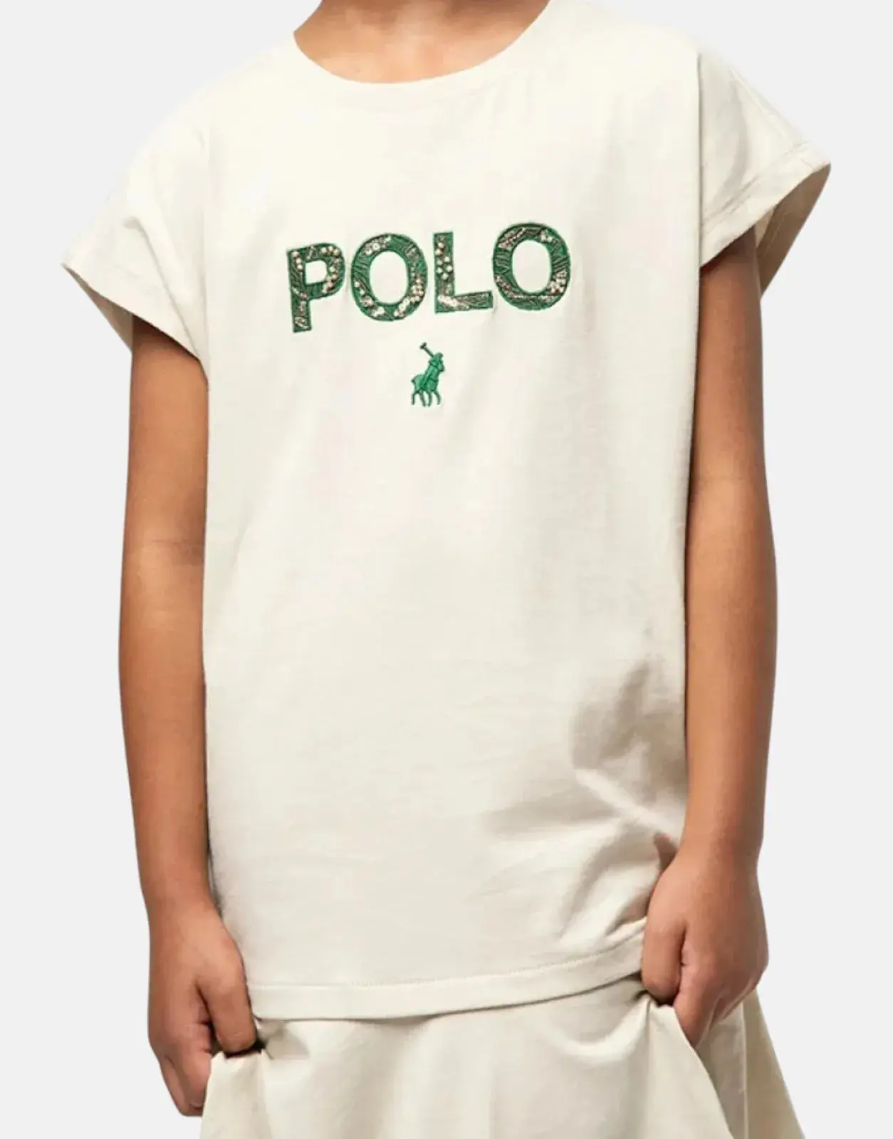 Polo Girls Emily Putty Embroidered Dress - Image 3