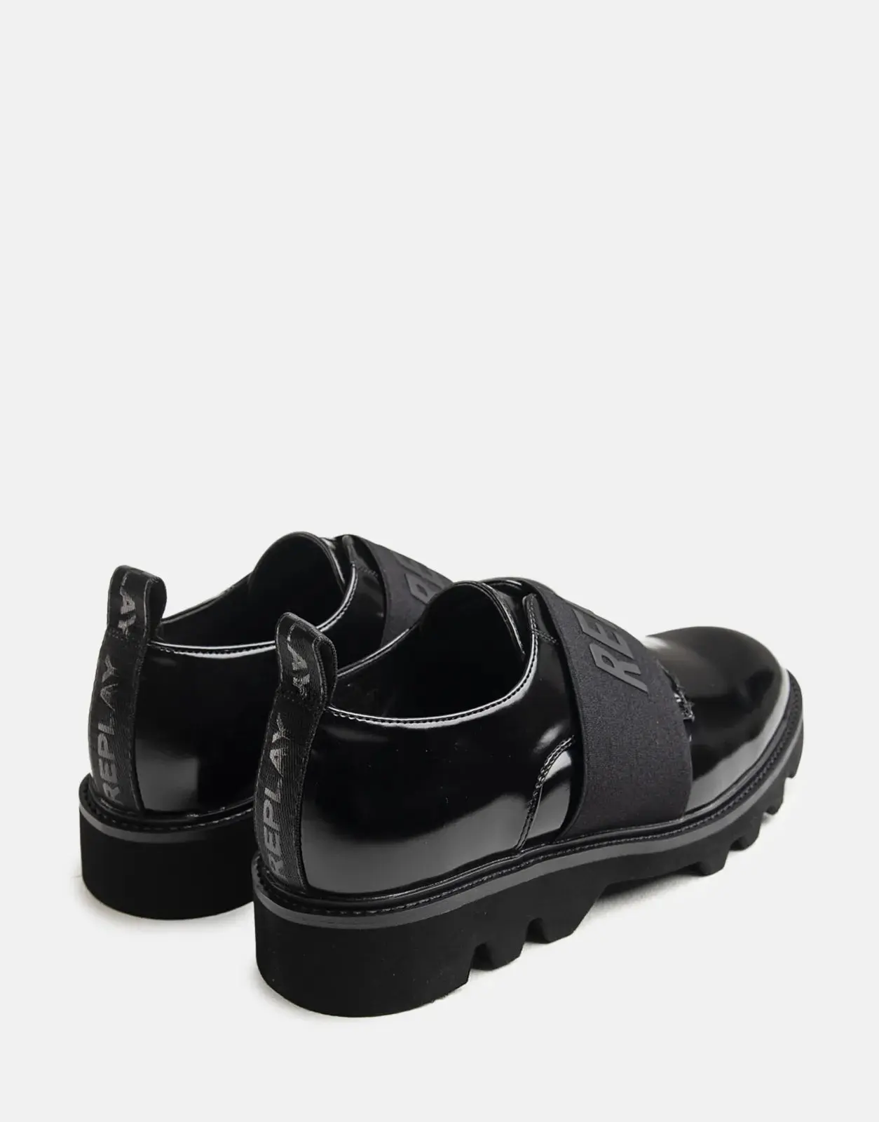 Replay Canver Brush Black Shoes - Image 3