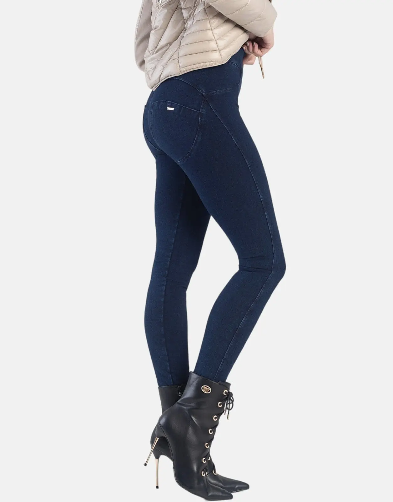 Sissy Boy Hi Rise Exposed Dark Vintage Jeans - Image 4